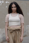 BASERANGE Hawthorn Ribbed Cotton T-shirt BAS-TTO3-RB-SP24-HAPTIC TTO3-RB-000